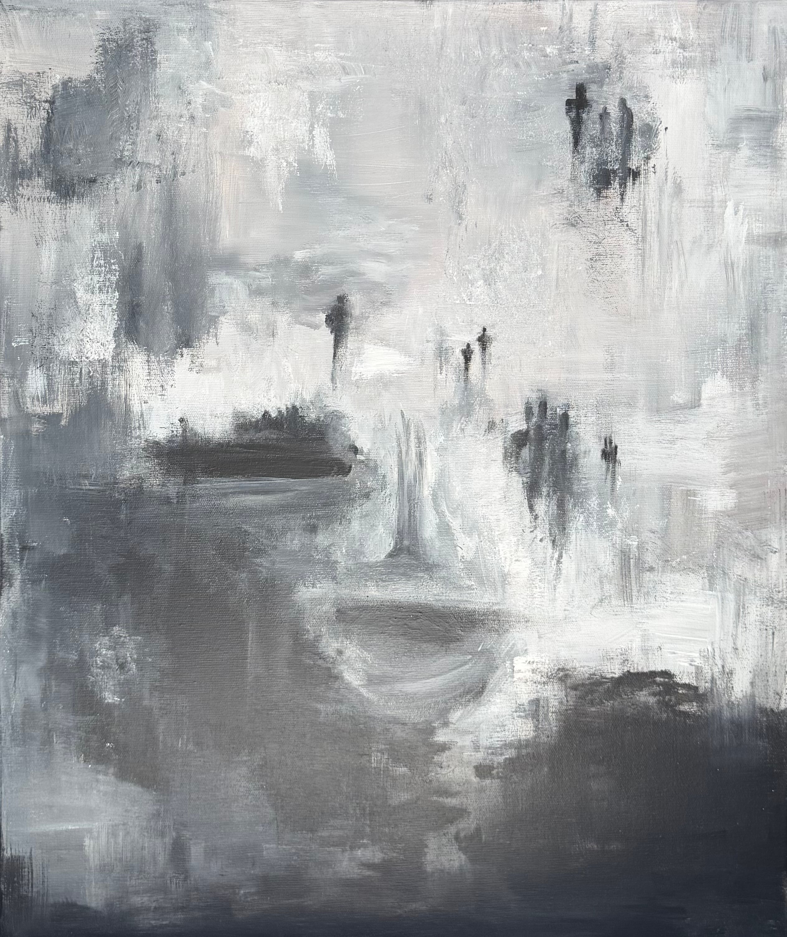 Unmanifested, 2026, Acrylic on canvas by Yana Malanii