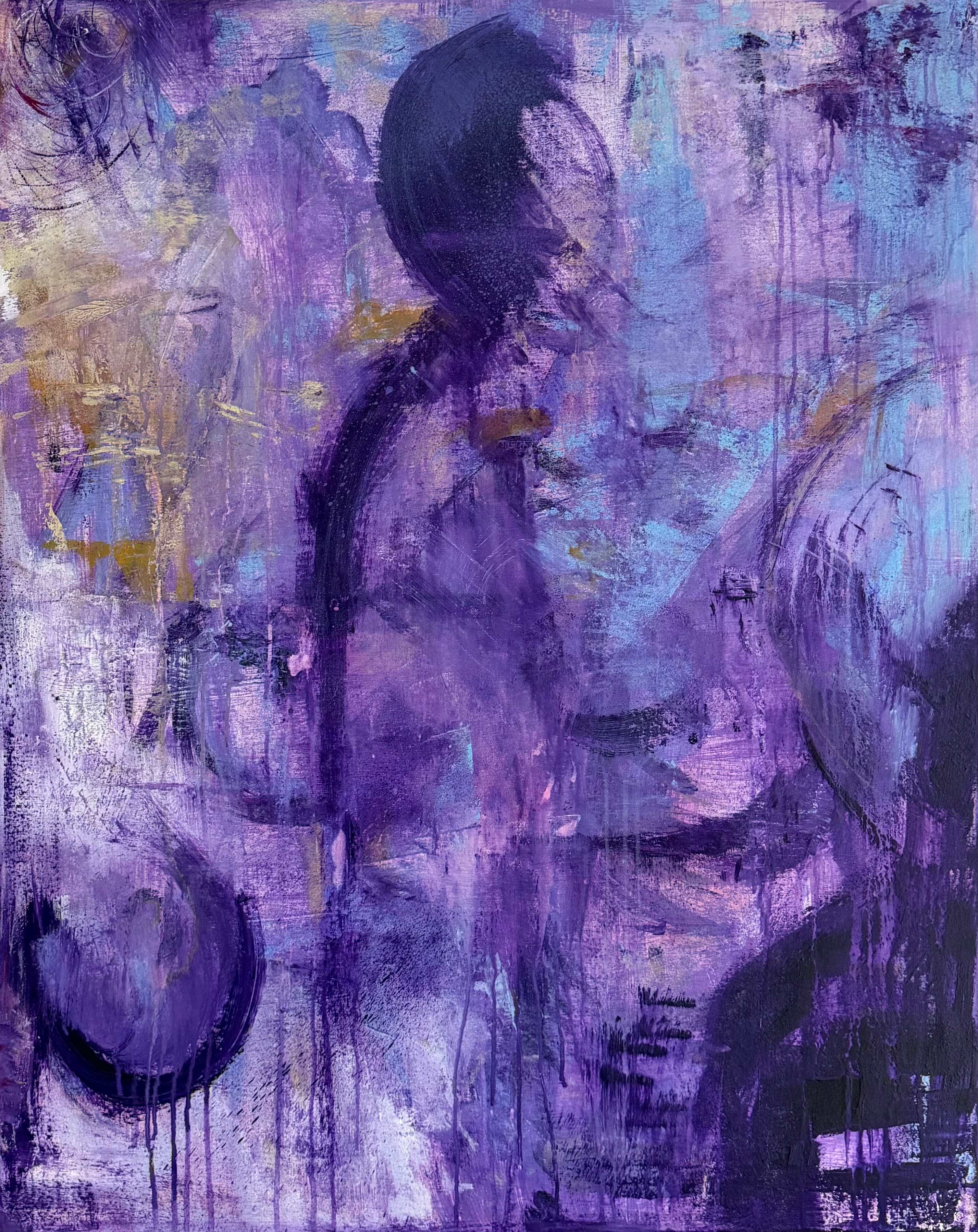 Field, 2026, Acrylic on canvas by Yana Malanii