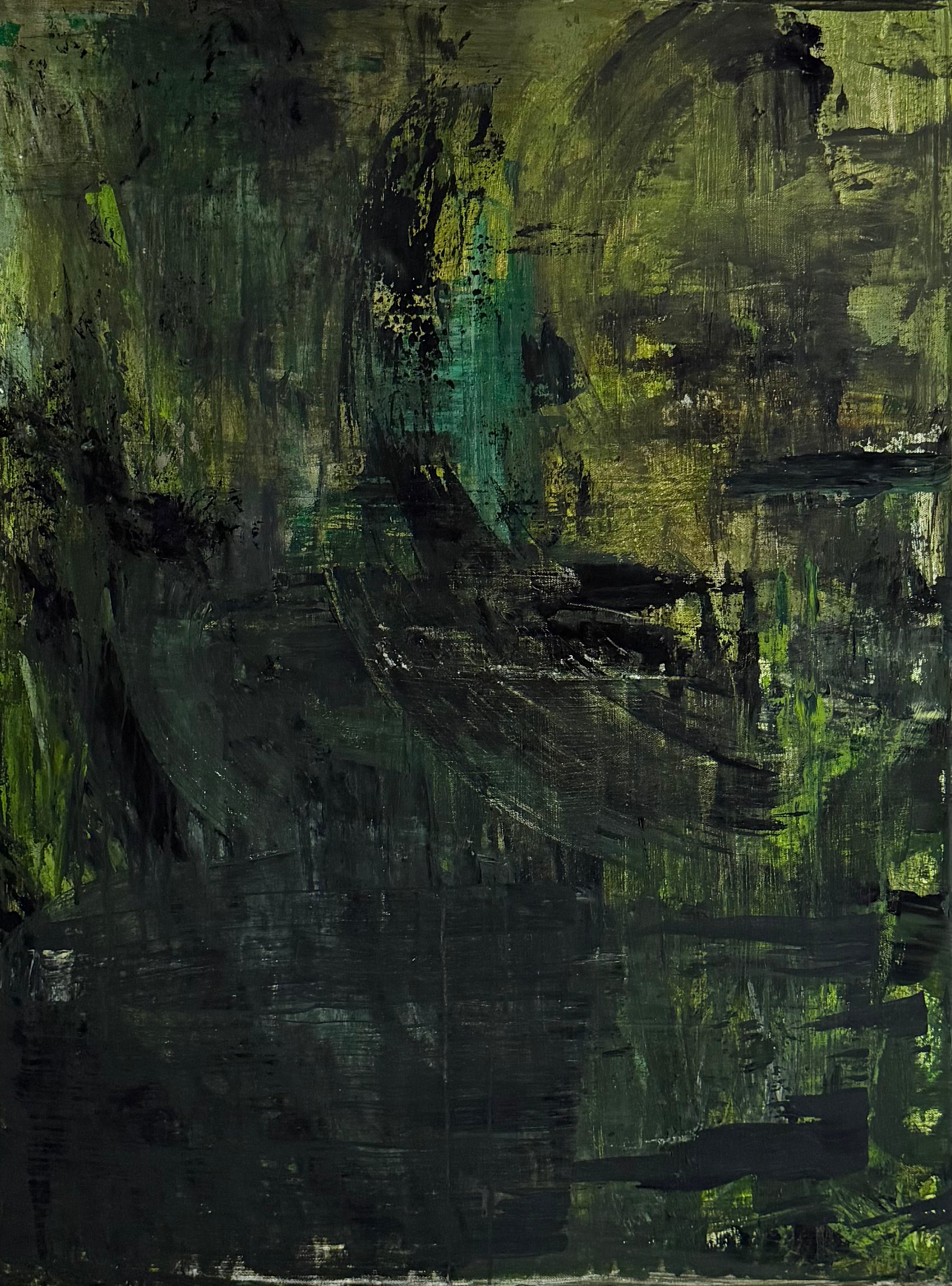 Absorption, 2026, Acrylic on canvas by Yana Malanii