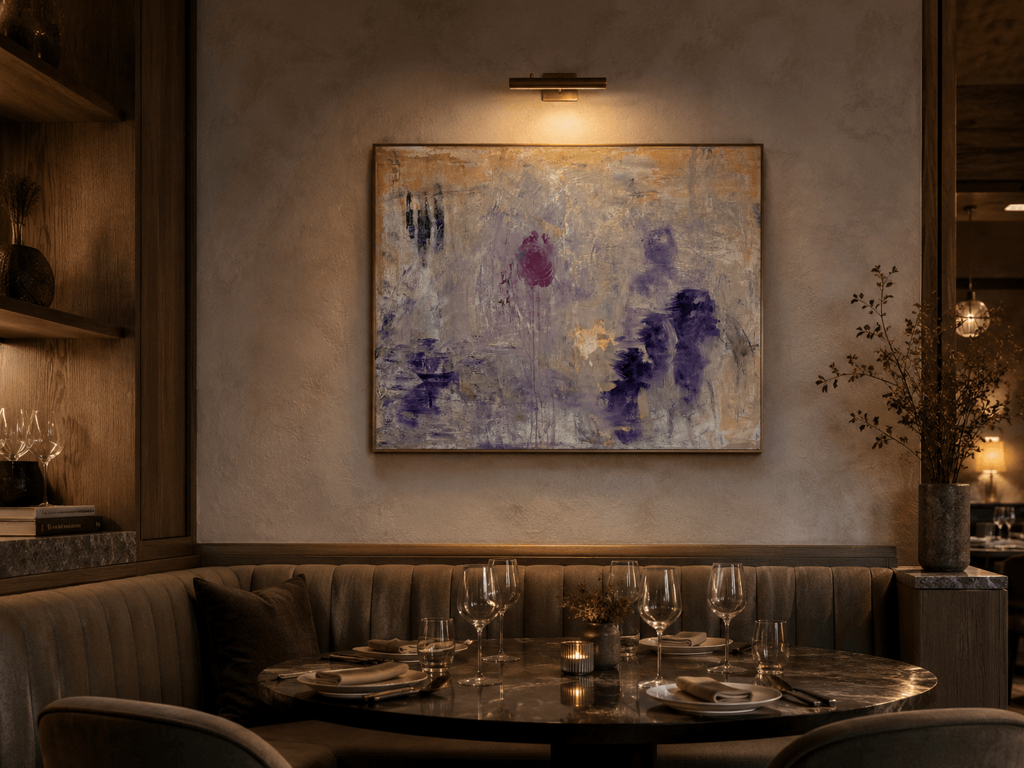 Distance in a private interior