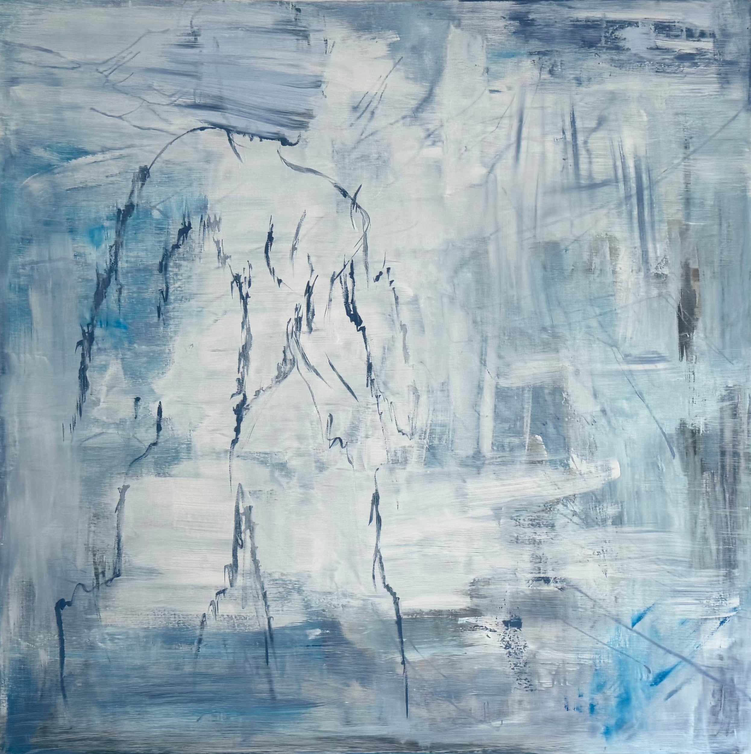 Going, 2026, Acrylic on canvas by Yana Malanii