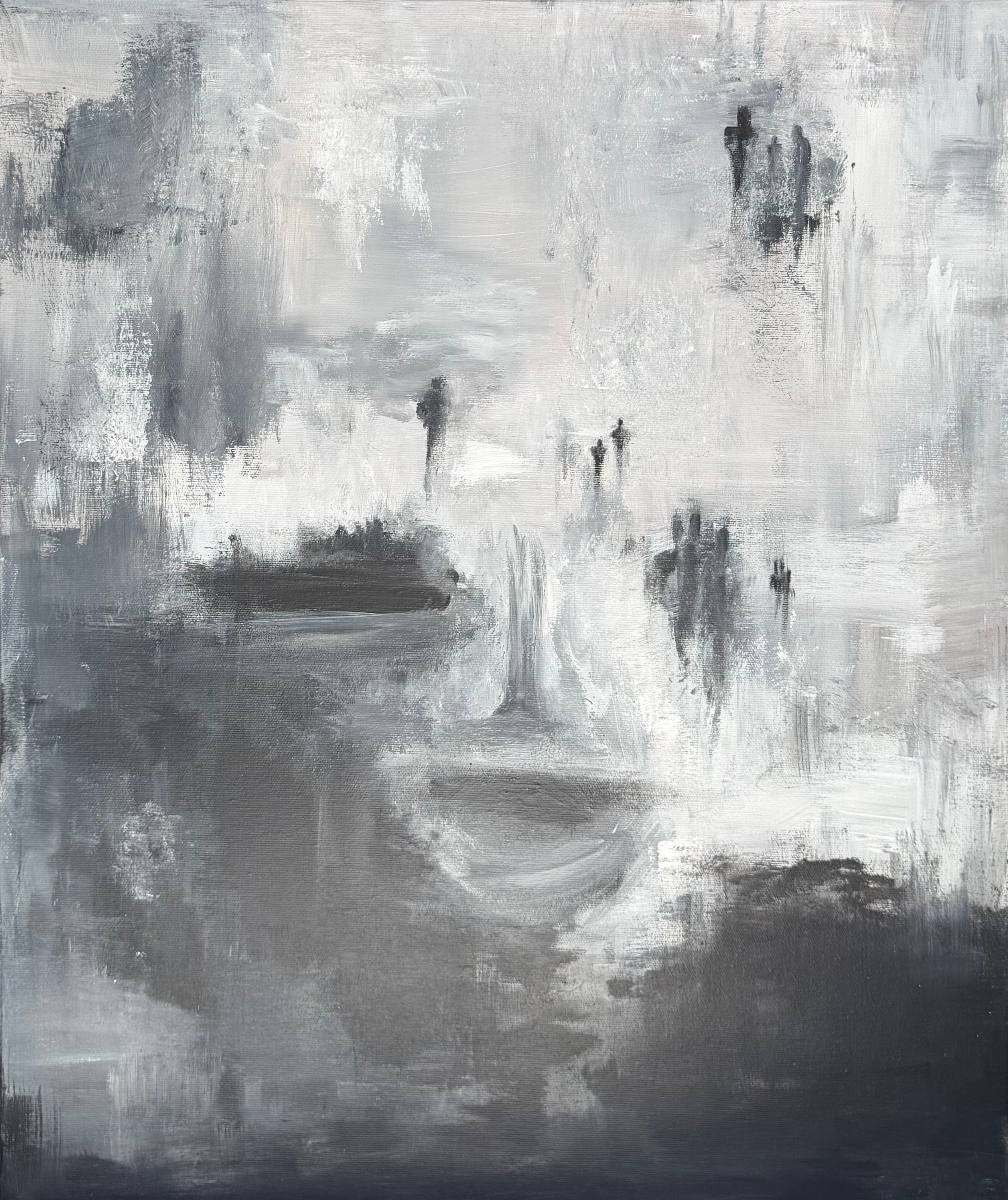 Unmanifested, 2026, Acrylic on canvas by Yana Malanii